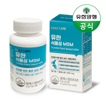 유한양행 식물성 MSM 플러스 관절 건강 아연 480정 4개월분, 480정 2박스 4개월