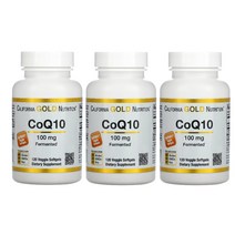 캘리포니아 골드 뉴트리션 CGN CoQ10 코큐텐 100MG 베지캡슐 120정 3통