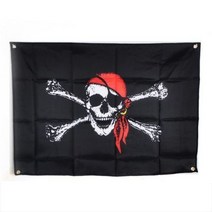 할로윈장식 해적깃발 90cmX60cm 할로윈현수막 할로윈 행사용품 할로윈장식 할로윈용품 행사 할로윈파티