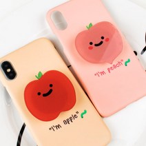 과일 캐릭터톡 하드 휴대폰 케이스