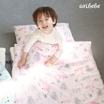 아리베베 리얼모달 100% 유아베개 (45x25)-애니멀가든, 애니멀가든