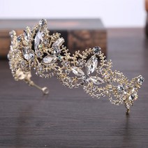 미스코리아 왕관 웨딩티아라 헤어악세사리 면사포왕관