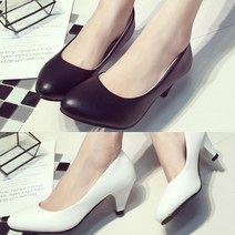 5.5cm 면접복 에나멜 펌프스 하이힐 호텔 하객룩 깔끔한단화 정장구두 근무화 승무원