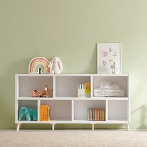 2000 거실 아이방 서재 정리장 2단 책장 책선반 아기책 책수납 책꽂이 유아, 메이플