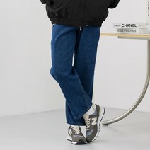 카스파 기모 세미와이드 청바지