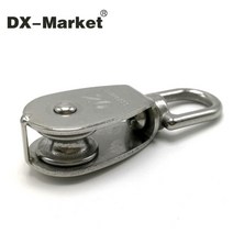 크레인후크 피스 크레인 풀리 블록 리프팅 스위블 후크 싱글 행잉 와이어 견인 휠, 한개옵션0