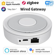 스마트 Zigbee-멀티 모드 게이트웨이 허브 홈키트 투야 스마트홈 와이파이 무선 브릿지 애플 호환 아이폰 시리 알렉사 구글로 작동, [03] Option 3