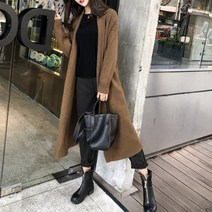 숄 롱 가디건 울혼방 여성 니트 간절기 가을