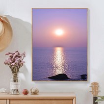 아름다운 동해 일출 바다 풍경 보석십자수 diy 새해 소망 소원들어주는 큐빅 비즈 그림, 90x130cm