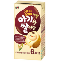 아기랑쌀이랑 유아두유 180 ml, 오곡 × 24개