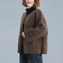 SAMARA 겨울 숏 무스탕 코트