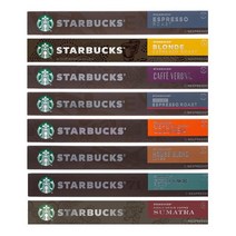 Starbucks 스타벅스 네스프레소 호환 캡슐 10개입 10세트 총 100개 (50캡슐+50캡슐) 골라담기원산지: 상세설명참조, 5.디카페인 50캡슐, 6.하우스 블렌드 50캡슐