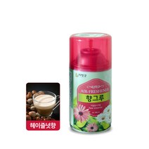 리빙굿 향그루 캔 자동분사기 헤이즐럿향 방향제 본품, 78개, 280ml