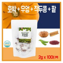 여우차 물병 호박차 우엉차 작두콩차 팥차 티백 늙은호박차 국내산 건호박 팥 여우티 호박물 호박수 호박티, 1봉, 2g