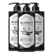 수오가닉 블랙빈 케어플러스 지성샴푸 1000ml 3개