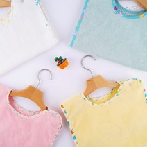 별과모래 유아 어린이집 아기 세안 수건 타올 턱받이 워시빕, 상세설명 참조, 아이워시빕 세안수건-베이지