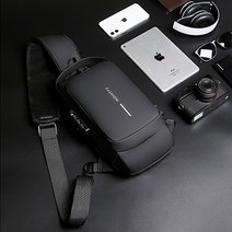 루루백 쎈형 clock 슬링백 락시스템 충전 캐주얼 여행용 미니 크로스백 작은 메신저백 어깨가방