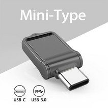 USB메모리 USB 플래시 드라이브 3.0 128GB usb 64GB Pendrive 512G OTG TYPEC1TB 2TB c타입 스틱 펜 32GB C, 01 Black_08 M C Adapter