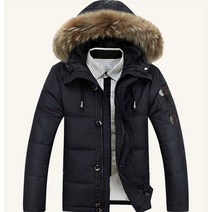 남성 정장패딩 직장인 겨울 하프 점퍼 2COLOR 블랙 2XL