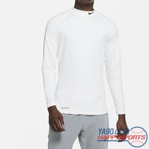 [당일출고][나이키] 프로 웜 모크 긴 팔 동계용 트레이닝 탑 CU4970-100 (화이트)