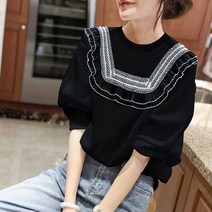 패션라인 BL6732_레반 블라우스 봄신상/프릴/쉬폰