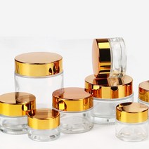 모든스토아 투명 크림용기 화장품공병 5g, 1개, 골드(5g)