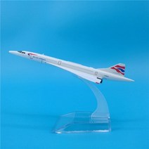 비행기모형 비행기다이캐스트 16CM 에어버스 A320 A330 A350 A380 보잉 B737 B747 B777 B787 비행기 모델 다이캐스트 항공기 완구 여객기 어린이 선물, 콩코드 브리티시