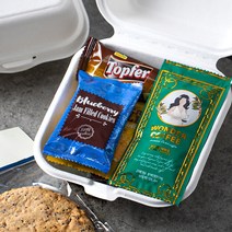 르뱅쿠키 포장 답례품(쿠키+더치커피+과자 간식7종세트) 돌 잔치 시보해제 결혼 스승의날 승진턱 퇴사 선물 청첩장 환갑 조문 웨딩 단체, 24H3_실속 가득 수제쿠키 도시락