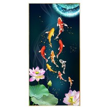 돈 들어오는 풍수 잉어 그림, 2번