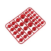 오토바이 스크류 캡 커버 헤드 바디 장식 엔진 너트 볼트 캡 30 개/세트 야마하 가와사키 혼다 자동차 자전거 액세서리, 레드-2