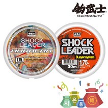 낚시 쇼크리더 낚시줄 모음 루어 TJ 조무사 (쇼크리더 목줄), 조무사 우라칸 쇼크리더(3호-50M) 사은품3종