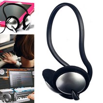유무선 블루투스 헤드폰 헤드셋 새로운 넥 밴드 3.5mm6.35mm 플러그 피아노 사운드 TV 전화 용 블랙 이어폰 PC 전자 피아노, 협력사, 3.5MM