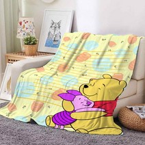 디즈니 만화 위니 푸우 Tigger 덤보 Piglet 어린이 아기 플란넬 따뜻한 담요 소파 침대 커버 침구 소년 gir