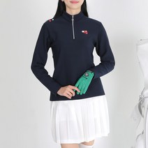 [스타일랑] 러브미 여성 기모안감 골프 집업 티셔츠
