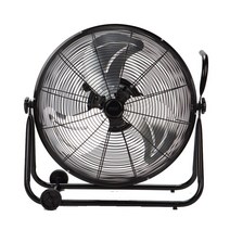 우주전열 앉은뱅이 날개회전형 바닥선풍기 메탈 이동바퀴 써큘레이터 상하좌우 회전 공업용, WFSF-20S (20인치)