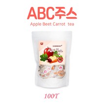 ABC 주스티백 국내산 100% 건조사과 레드비트 건당근 ABC 주스 티 식수대용 영양섭취, 1.5g