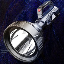 led 초강력 사냥용 써치라이트 후레쉬 USB 충전식 고출력 LED 손전등 초장 조명 거리 램프 방수 서치라이트 강력한 랜턴 토치