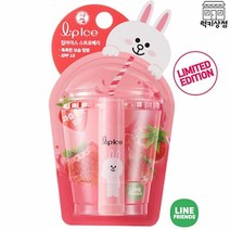 라인프렌즈 상큼한 보습 립밤 스트로베리, 단품, 단품