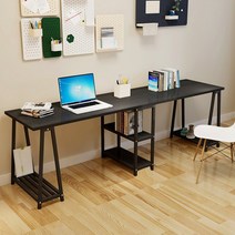 2인용 컴퓨터책상 중고등학생 넓은 책상 2000, F.2m