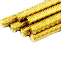 황동 전산 볼트 로드 스터드 솔리드 메트릭 볼트 M3 M4 M5 M6 M8 M10 M12 M14 M16, 200mm, 1개