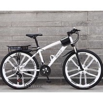 Bonoz 자전거 로드자전거 화이트 그레이 30단, 그레이-텐 블레이드 휠 26인치 30단