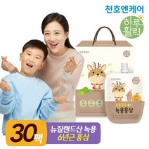 [천호엔케어] 리뉴얼튼튼쑥쑥 어린이 녹용홍삼 40ml 30팩, 상세설명 참조, 없음
