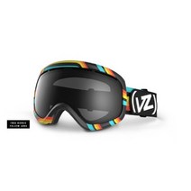 본지퍼 VonZipper 스카이 랩 구형 스노우 고글 옐로우/루나 크롬, 자전거/블랙
