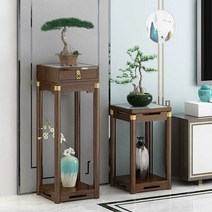 사방탁자 금테 서랍장 거실 콘솔 장식장 한옥 화초장, D. 중형