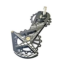 도로 자전거 16T 자전거 후방 Derailleur 알루미늄 합금 세라믹 베어링 풀리 케이지 시스템은 티아그라 용 시마노, 블랙 8700RD, 블랙 8700RD
