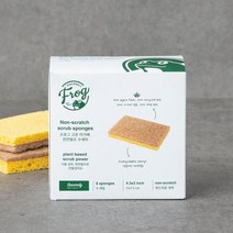 FROG 고운아가베천연펄프수세미6P, 단일수량, 단일개당 수량