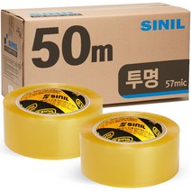 신일 투명 OPP 박스테이프 50m 10개