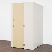 아이디어스터디 1인실 독서실책상 스터디듀오 플러스 큰문형 크림화이트 자연광LED스탠드+천정등 포함, 책상 단품, 와이드 카멜레온 감성 컨트롤 LED 화이트+천장LED등, 바른자세 스마트패널+독서용 책거치대