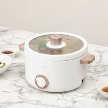 까사맘 세라믹 전기 냄비 멀티 쿠커 2.5L 샤브샤브 전골 만능 파티 요리달인 CM-2552WH