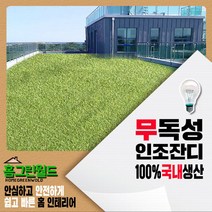홈그린월드 [국내생산] 16mm 보급형 인조잔디 CX1600 테라스 옥상 조경용, 2M X 0.25M